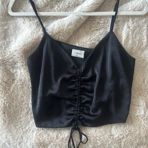 Wilfred Black Ruched Women's Top